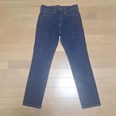 ユニクロ　ダークブルー スキニーデニム 27インチ