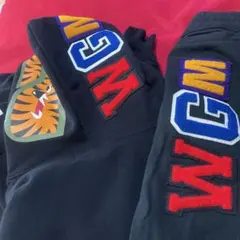 レア2XL A BATHING APE シャーク　パーカー 黒WGM フルジップ