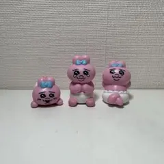 ☆3個セット☆おぱんちゅうさぎ　インテリアミニフィギュア