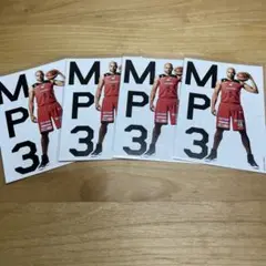 千葉ジェッツ　マイケルパーカー選手　ポストカード　4枚セット