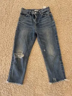 SLY JEANS ダメージ加工デニム