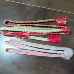 伝統的な帯締め 2本セット