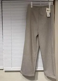 ユニクロc スウェットワイドパンツ ベージュM男女兼用