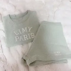 【新品】eimy istoire ルームウェア パジャマ ルームウェア グリーン