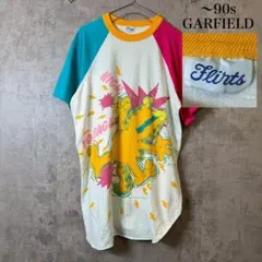 80s 90s Garfield BIG Tee オーバーサイズ PM324のサムネイル