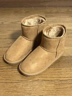 ブラウン ムートンブーツ