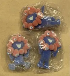 3ポーズ　ミャクミャク　ガチャガチャ　フロッキー　フィギュア　　大阪関西万博