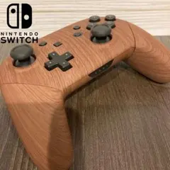 【純正プロコン】 木目調 任天堂 クリック プロコントローラー