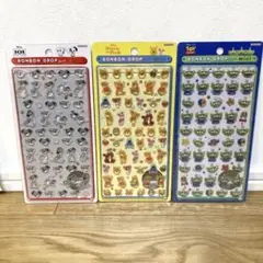 ボンボンドロップシール　ディズニー　プーさん　101 リトルグリーンメン　ミニ