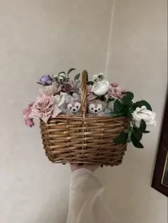 ウェディングカゴブーケ