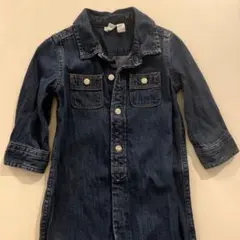 【新品・未使用】GAP baby デニムロンパース サイズ70センチ