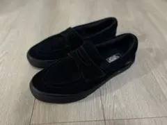 VANS スエード ローファー スリッポン ブラック　27.5のサムネイル
