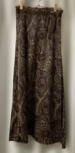 PAGE BOYペイズリー柄ロングスカート