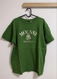 MOUSSY グリーン 半袖Tシャツ Fサイズのサムネイル