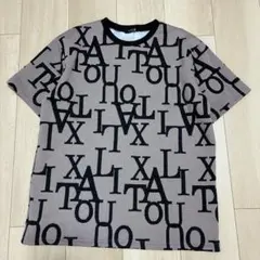 新品✨SUREVE 総柄 英字 半袖Tシャツ メンズ トップス 高級感 L 春