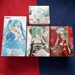 初音ミク　プライズ　フィギュア　4個セット　まとめ売り