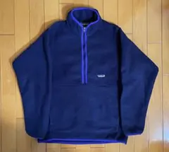 99年メキシコ製 patagonia シンチラ フリース ハーフジップ 青　XS