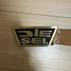 早い者勝ち‼️DIESEL ブラウンレザーベルト ゴールドバックルのサムネイル