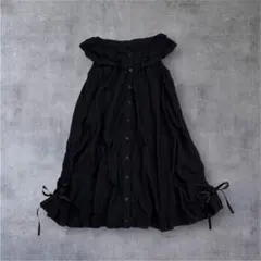 00s archive peace now ノースリーブワンピース　ブラックのサムネイル