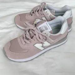 New Balance 574 ピンク スニーカー