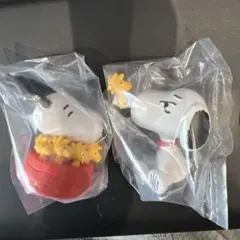 【新品】スヌーピー＆ウッドストック なかよしフィギュア2 2種セット ガチャ