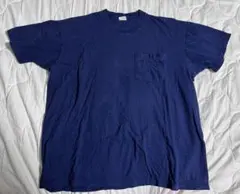 FRUIT OF THE LOOM ネイビー Tシャツ 耳付き 90s 00s