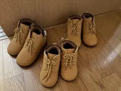 新品タグ付き　子供　キッズ　ブーツ ブーティ　お揃い　14 16 17のサムネイル