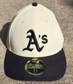 別注New Era 59FIFTY A's キャップ 7 3/8