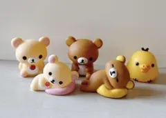リラックマ コリラックマ キイロイトリ　ソフビ　５個セットのサムネイル