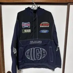 XLARGE×HIGH COMPANY HOODED ANORAK JACKET