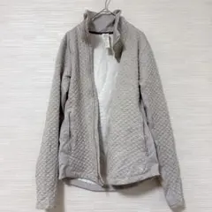 New Balance 【S】キルティングジャケット グレー ジッパー