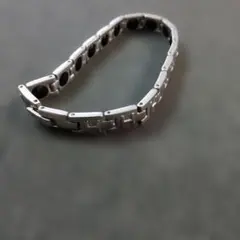 シルバーリンクブレスレット ステンレススチール