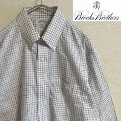 Brooks Brothers ブルックスブラザーズ 346 チェックBDシャツ