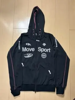 超美品！！Move Sport フード付きフルジップジャージパーカージャケットのサムネイル