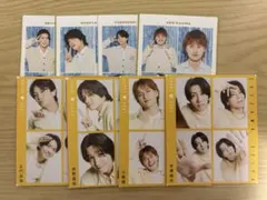 【Aぇ! group】のTVガイド証明写真とテレビファンハッピー4カット