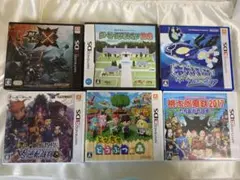 値下げ交渉可能　3DS DS ソフト　６点　まとめ売り