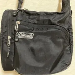 Coleman ブラック ショルダーバッグ　最長135cm