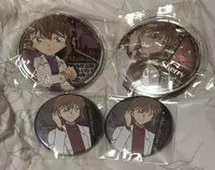 名探偵コナン 缶バッジ 灰原/志保 4個セット