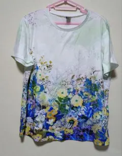 EMERY ROSE 花柄 半袖Tシャツ Lサイズのサムネイル