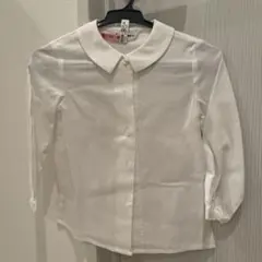 familiarホワイト 長袖シャツ 100cm