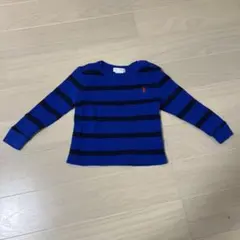 Ralph Lauren 12M 80センチ　青と黒ストライプ