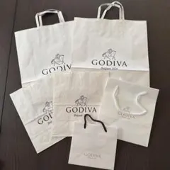 【紙袋】6枚セット ゴディバ GODIVAショッパー まとめ売り ショップ袋