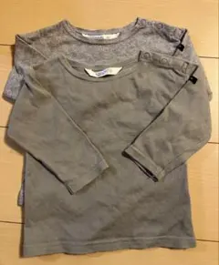 futafuta 長袖Tシャツ 2点セット 80cm
