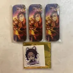 鬼滅の刃 WEBSHOPくじ 第四弾 缶バッジ 胡蝶しのぶ アクリルキーホルダー
