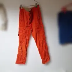 赤 カーゴパンツ ワークパンツ