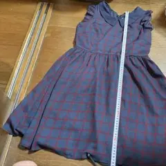THE EMPORIUM ノースリーブワンピース チェック柄 Mサイズ