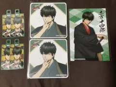 銀魂　土方十四郎　春のぶらり旅　コースター　和装　緋　特典ブロマイド　等　7点