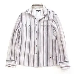 【BURBERRY BLACK LABEL 】バーバリー　コットンシャツ　242