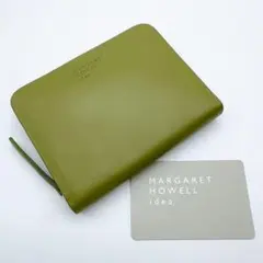 マーガレットハウエルアイデア 二つ折り財布 オリーブ 新品展示品 ベンジャミンのサムネイル