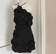 【大人気】フラワー装飾 アシンメトリードレス